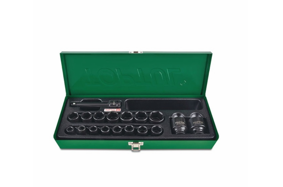 جعبه بکس فشار قوی تاپ تول 18 پارچه 1/2 اینچ مدل GCAD1807